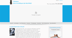 Desktop Screenshot of cliniquedelasciatique.com